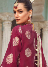 The Magic Of Luxury Fashion By Gul Ahmed Embroidered Jacquard Unstitched 3 Piece Suit - GA24PL JD-32026